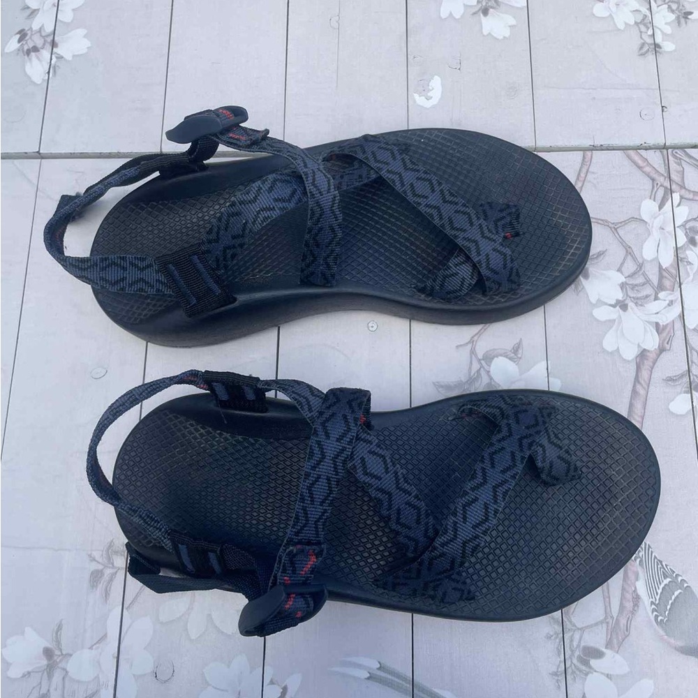 Chaco Dark Blue Patterned Sandals - image 3